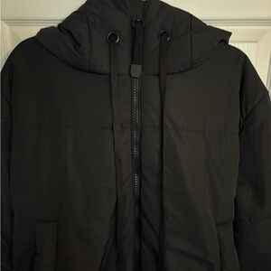 Black Hooded Jacket